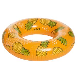 Swim Ring Tiger Inflatable Ride On Pool Toy Float - Rideable Blow Up Summer Beach Swimming Pool Toys - Pool Floaties Lounge for Summer